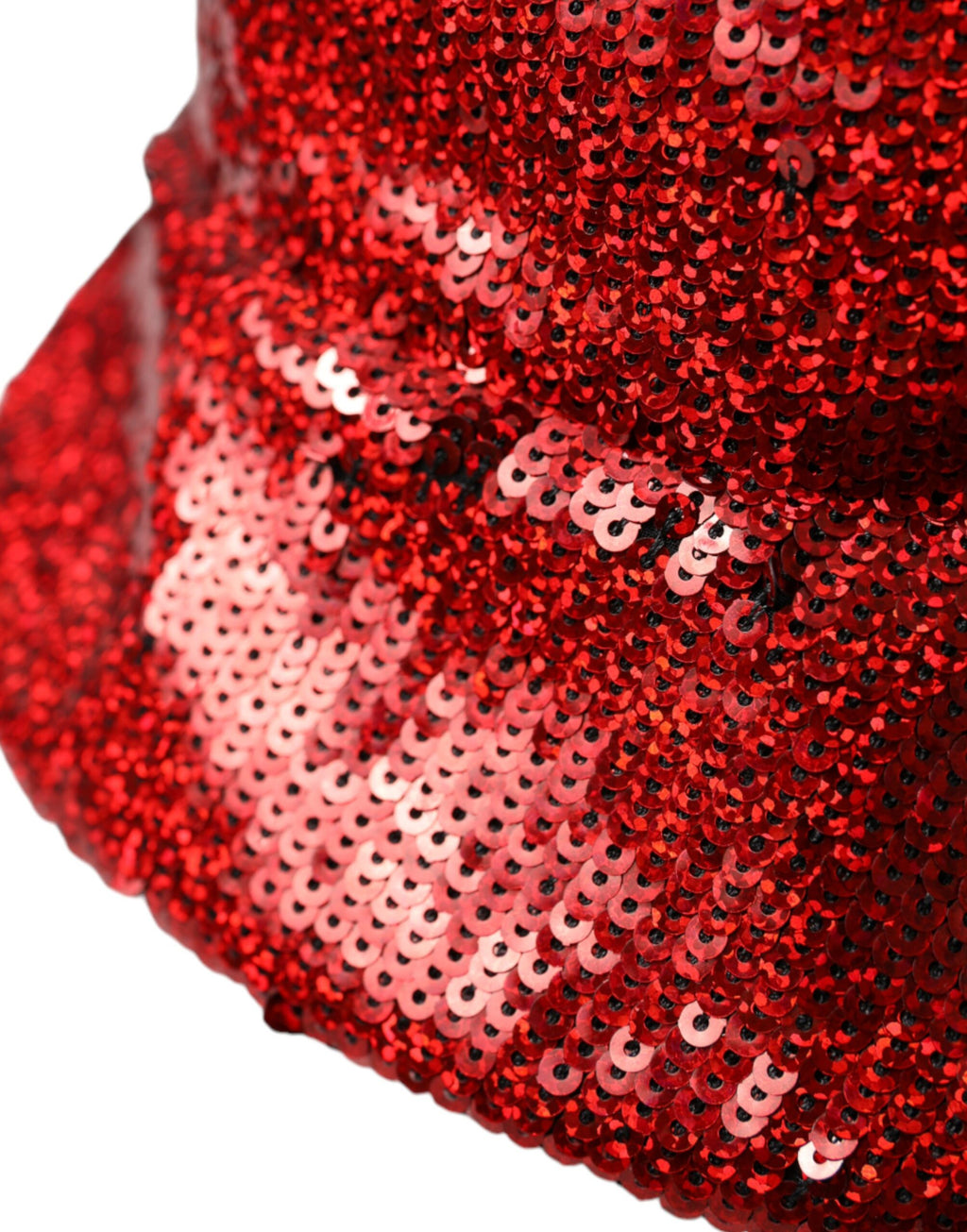 Dolce & Gabbana Red Sequined Nylon Bucket Hat Men - Maison Luxe