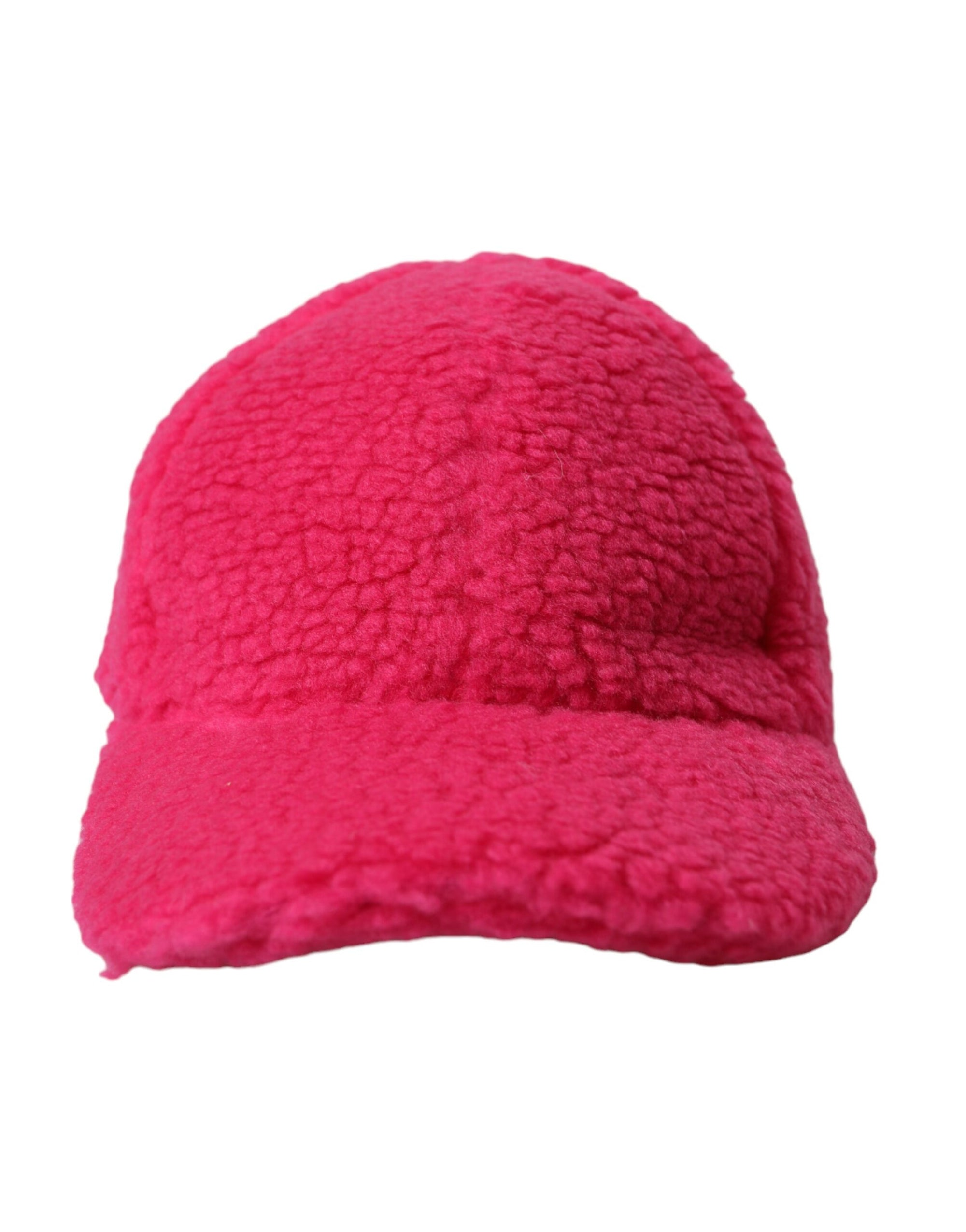 Dolce & Gabbana Pink Fleece Plush Baseball Hat Men - Maison Luxe