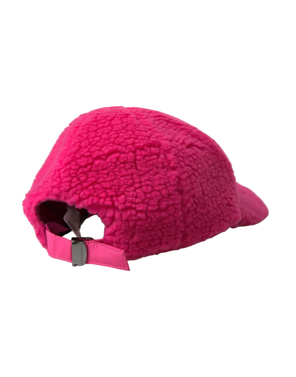 Dolce & Gabbana Pink Fleece Plush Baseball Hat Men - Maison Luxe