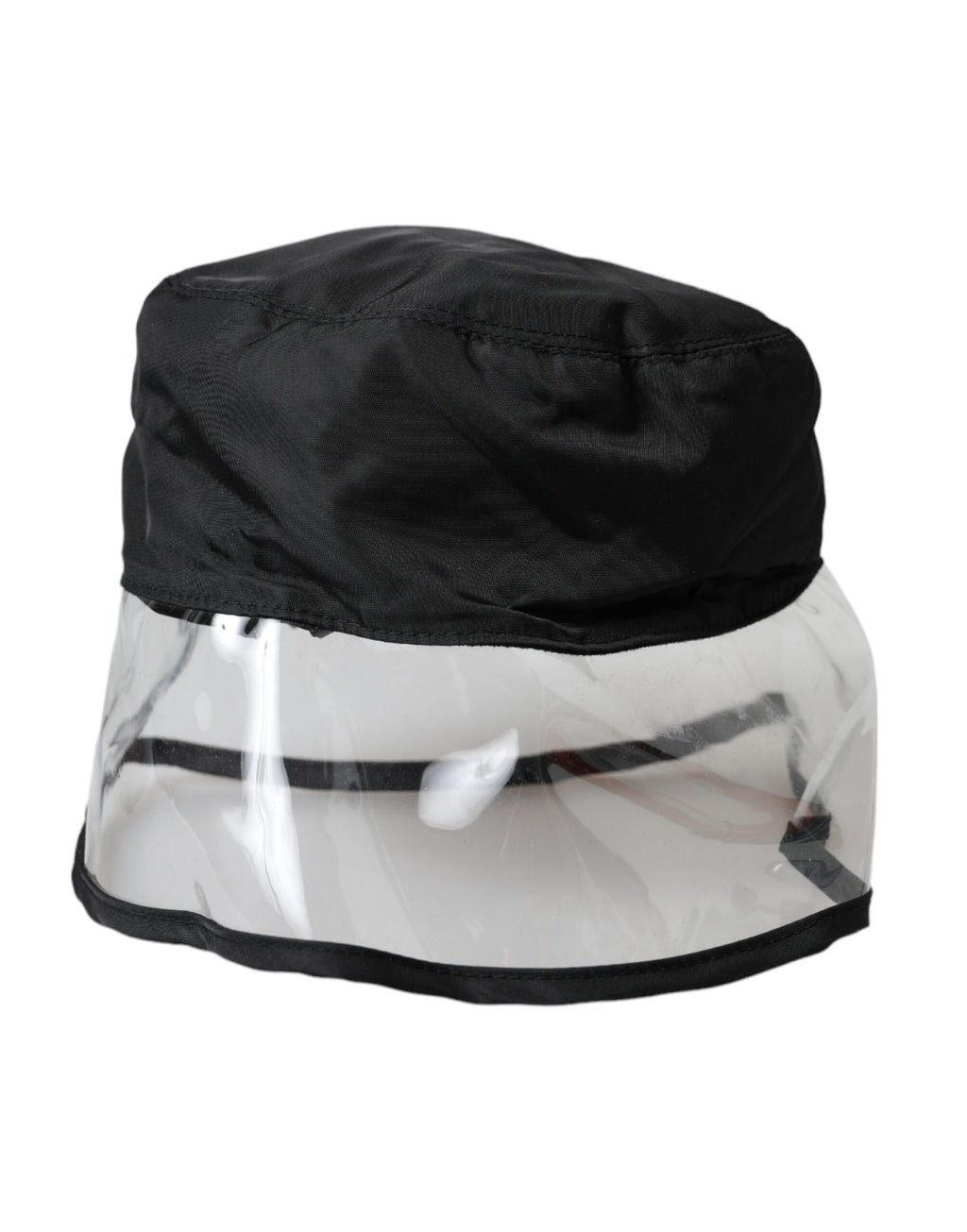 Dolce & Gabbana Black Polyester Plastic Bucket Hat Men - Maison Luxe