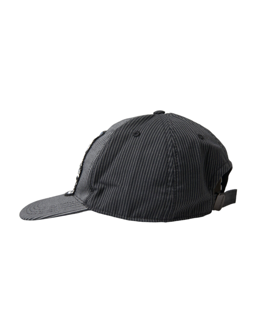 Dolce & Gabbana Black Cotton Embellished Baseball Hat Men - Maison Luxe
