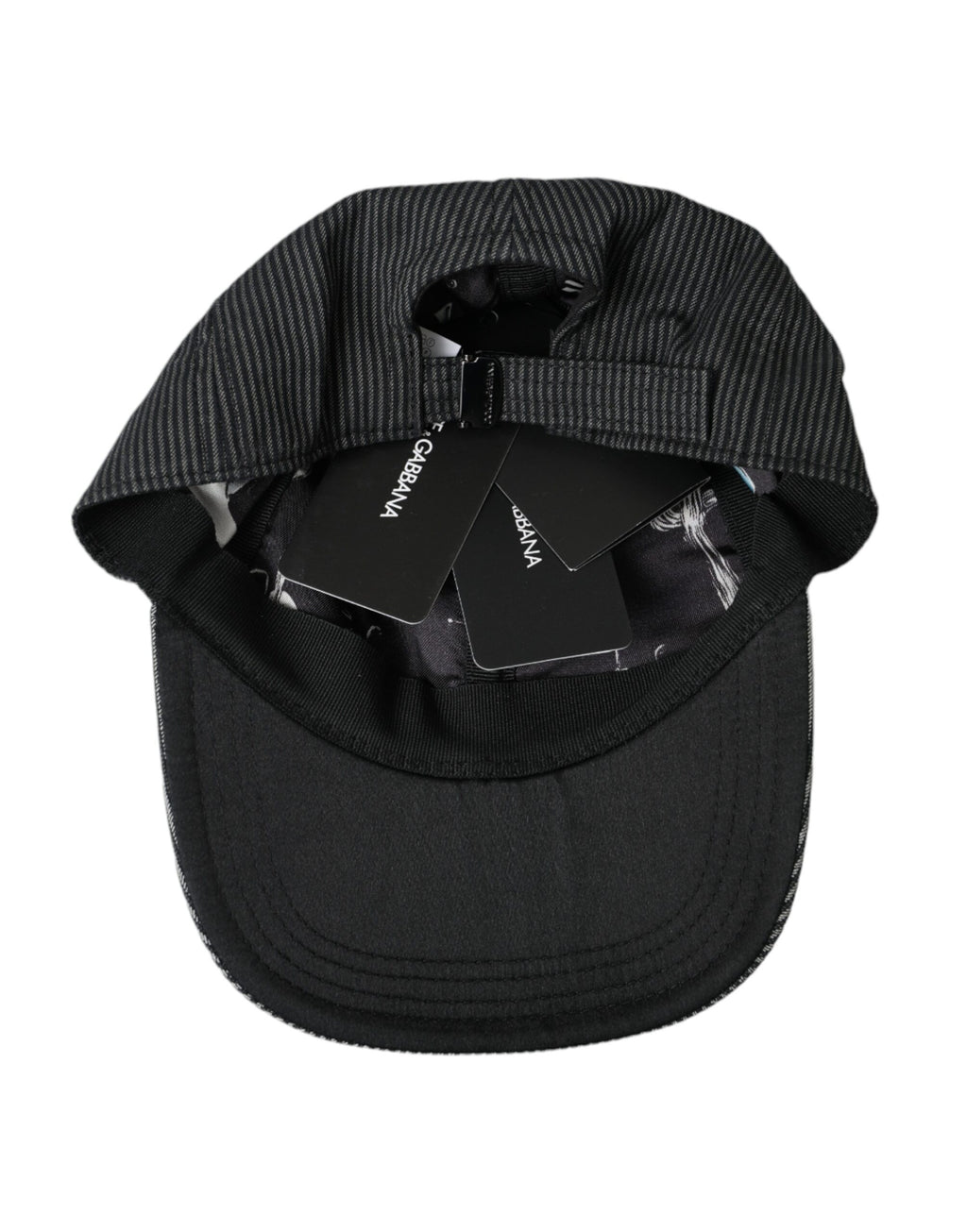 Dolce & Gabbana Black Cotton Embellished Baseball Hat Men - Maison Luxe