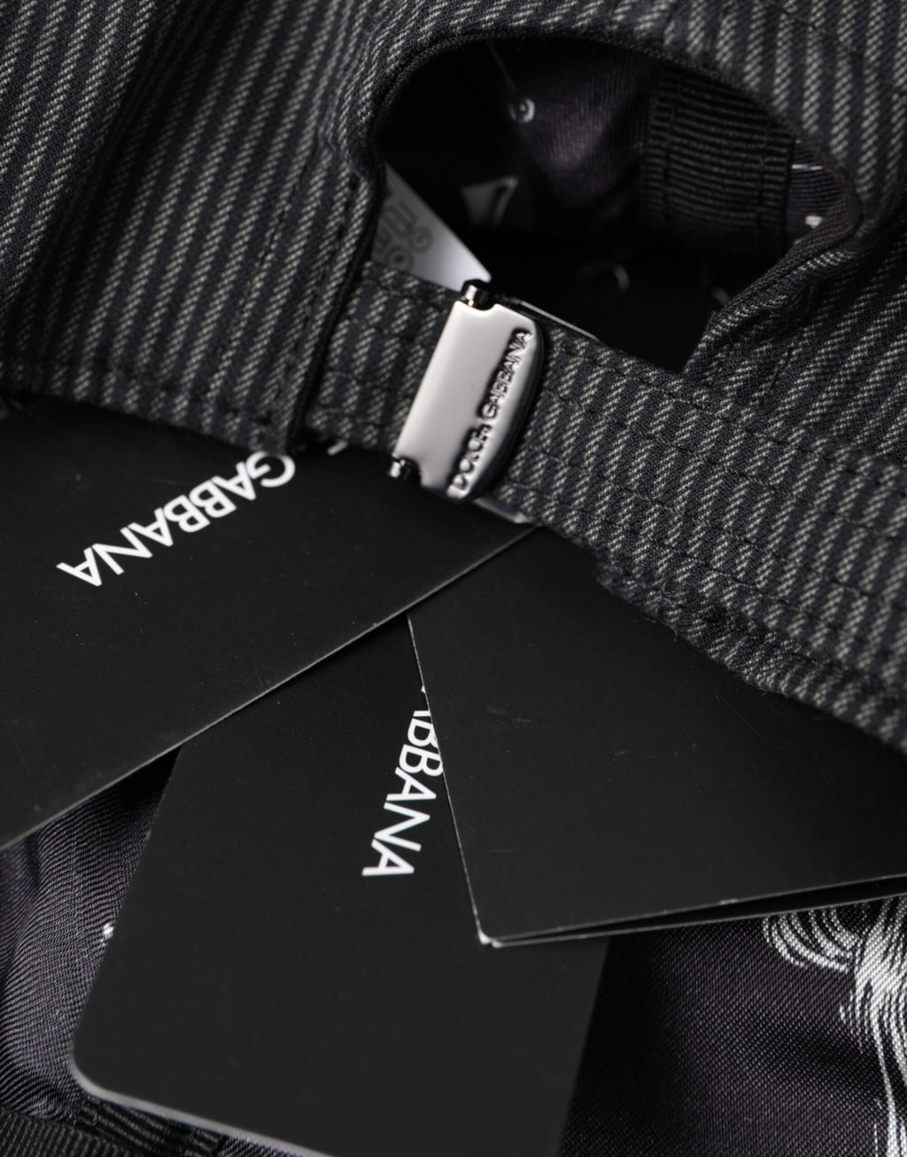 Dolce & Gabbana Black Cotton Embellished Baseball Hat Men - Maison Luxe