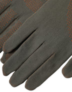 Dolce & Gabbana Brown Cotton Stretch Wrist Length Gloves - Maison Luxe