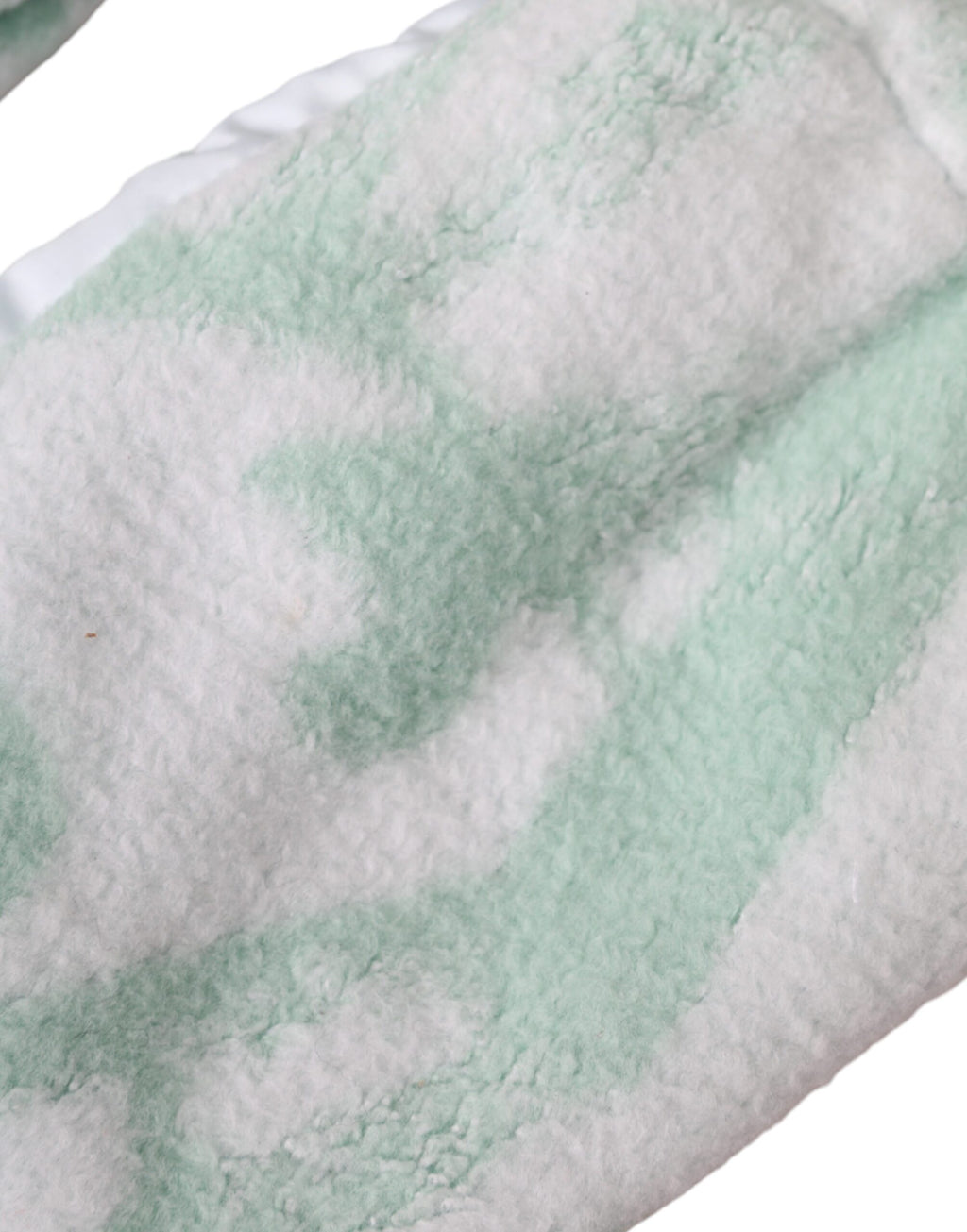 Dolce & Gabbana White Nylon Fleece Wrist Length Mitten Gloves - Maison Luxe