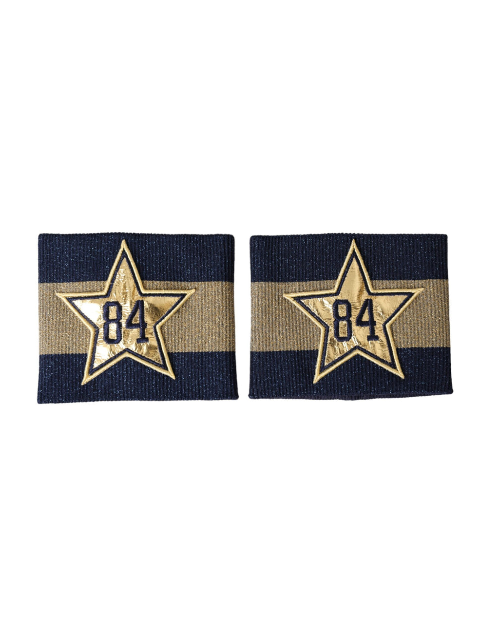 Dolce & Gabbana Black Gold Logo Star 84 Viscose Wristband - Maison Luxe