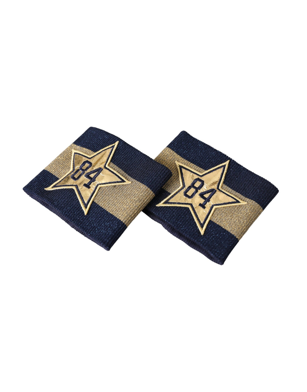 Dolce & Gabbana Black Gold Logo Star 84 Viscose Wristband - Maison Luxe