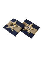 Dolce & Gabbana Black Gold Logo Star 84 Viscose Wristband - Maison Luxe
