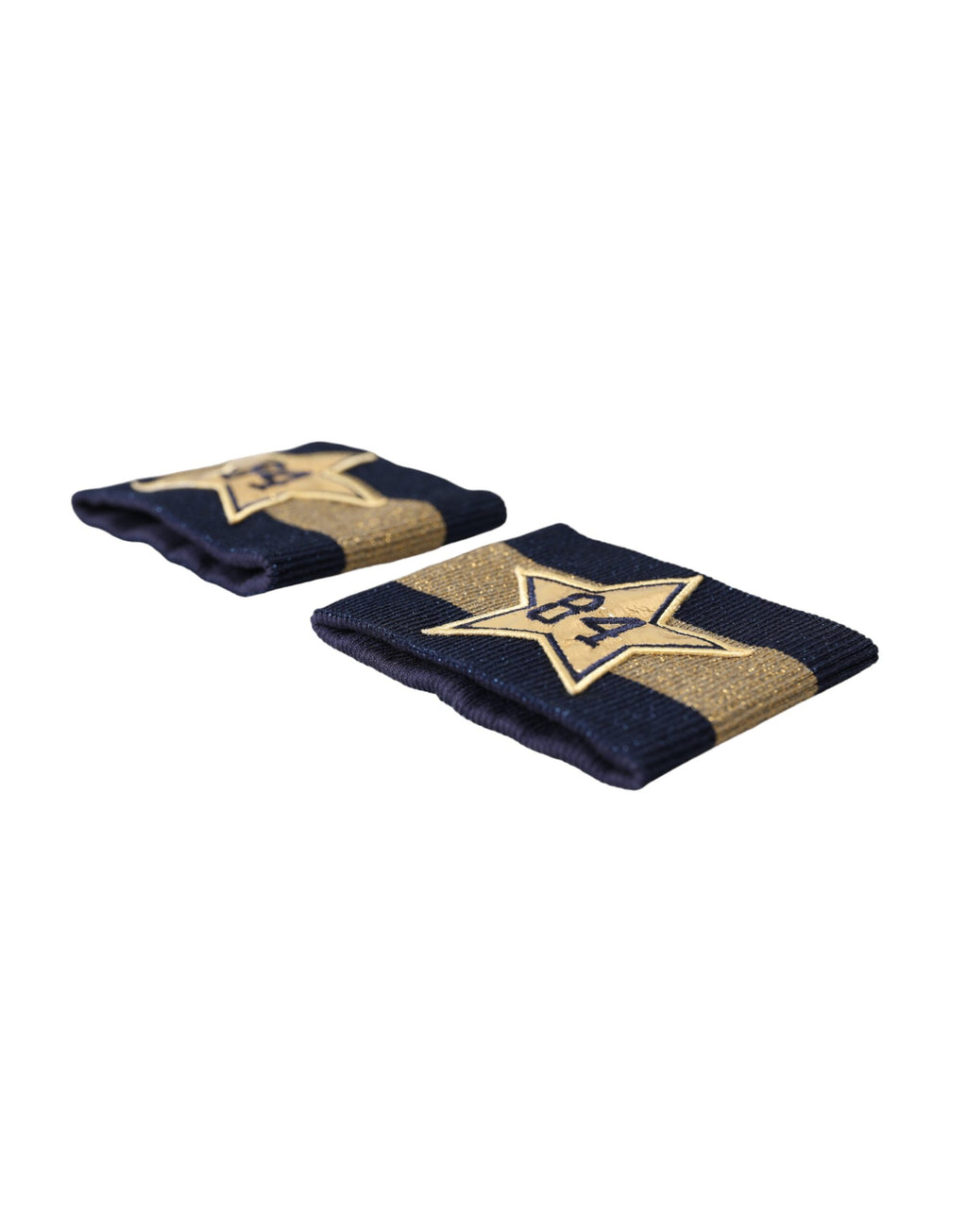 Dolce & Gabbana Black Gold Logo Star 84 Viscose Wristband - Maison Luxe