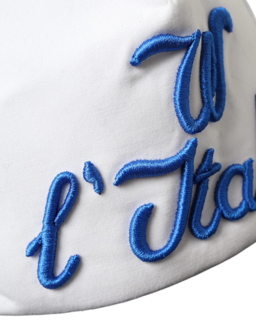 Dolce & Gabbana Blue White Black Italia Mesh Baseball Hat - Maison Luxe