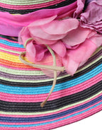 Dolce & Gabbana Multicolor Fantasy Wide Brim Floppy Hat - Maison Luxe