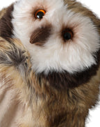 Dolce & Gabbana Brown Owl Faux Fur Whole Head Cap Hat - Maison Luxe