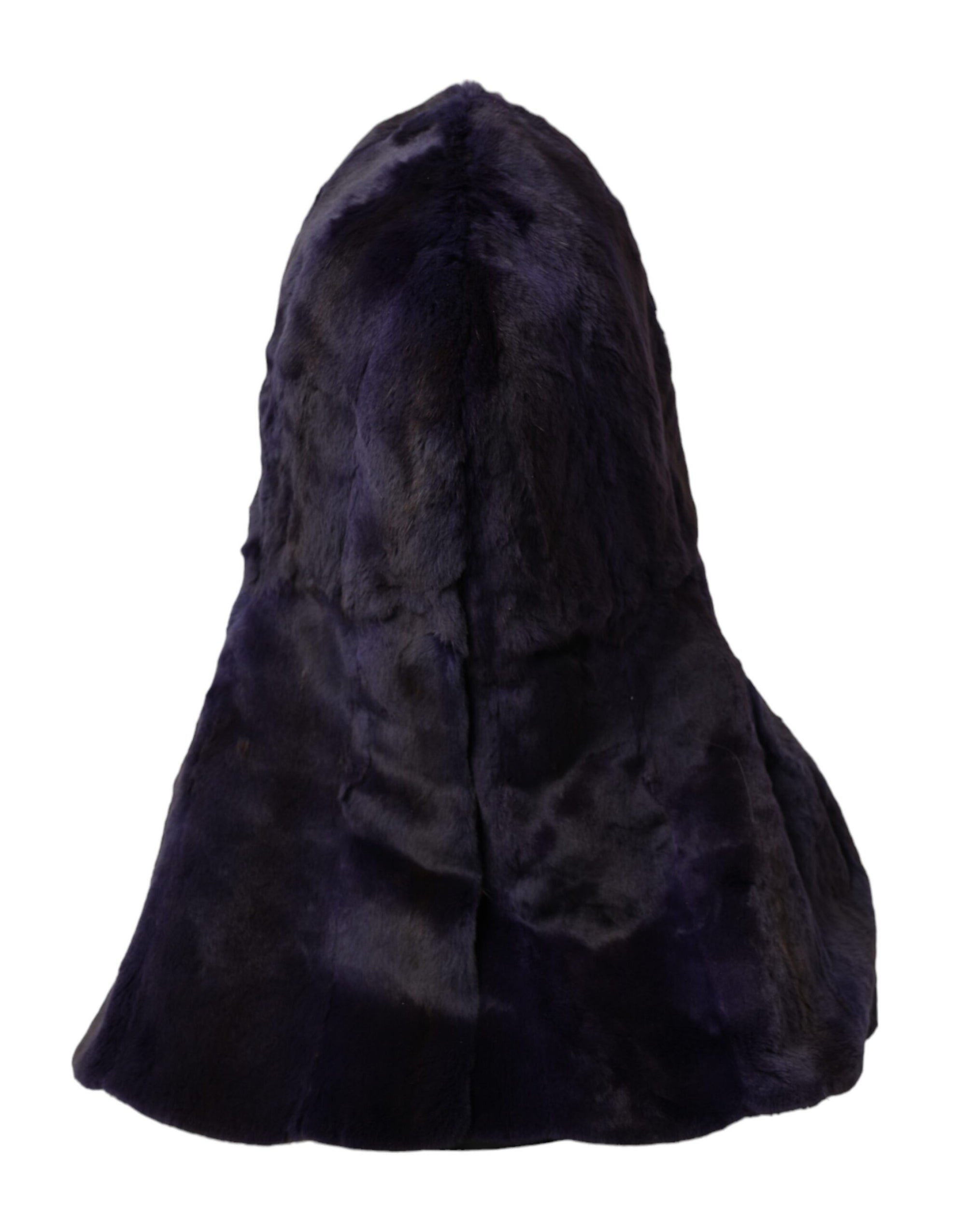 Dolce & Gabbana Black Weasel Fur Whole Head Wrap Hat - Maison Luxe