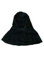 Dolce & Gabbana Black Weasel Fur Whole Head Wrap Hat - Maison Luxe