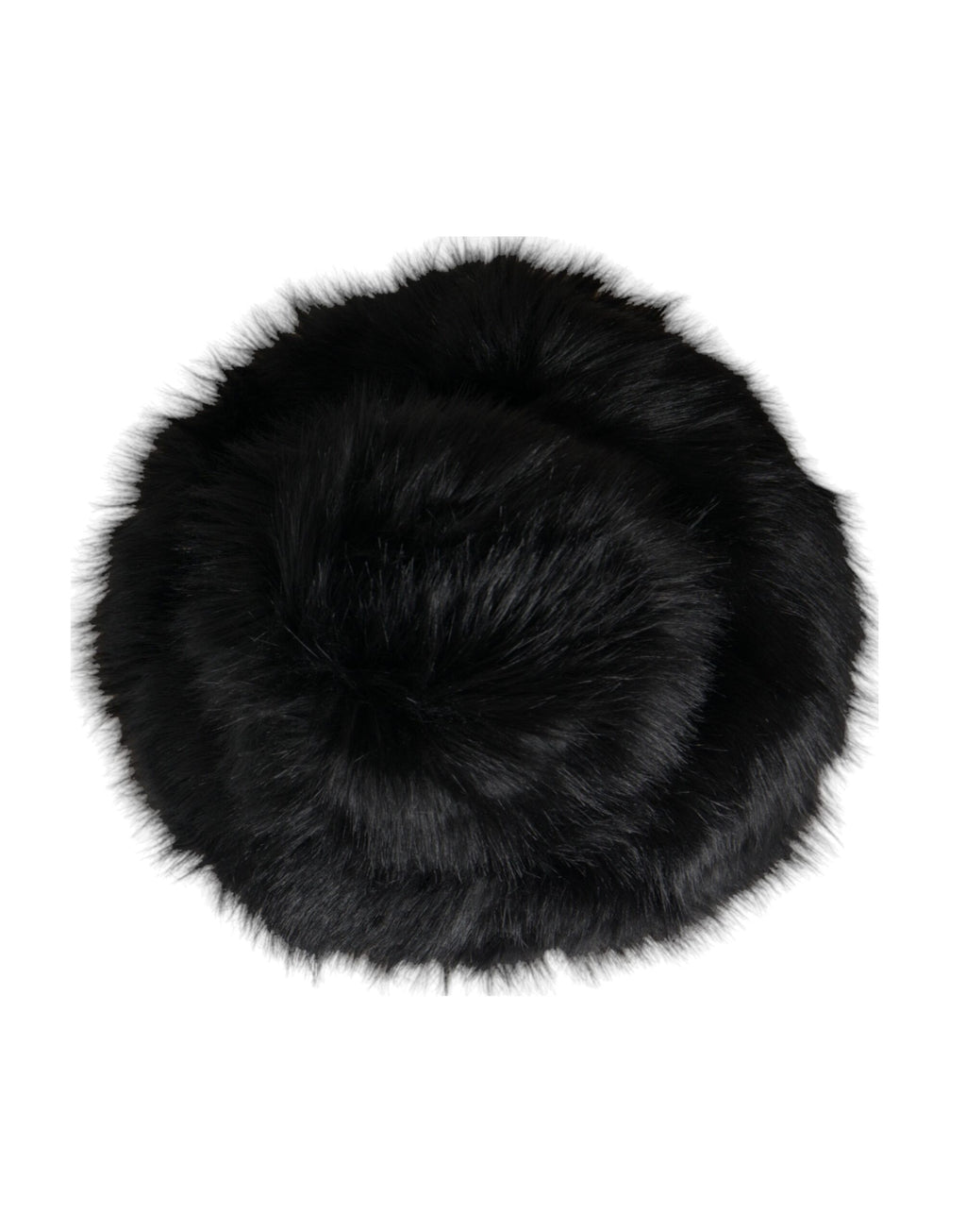 Dolce & Gabbana Black Faux Fur Womens Bucket Hat - Maison Luxe