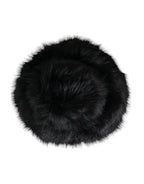 Dolce & Gabbana Black Faux Fur Womens Bucket Hat - Maison Luxe
