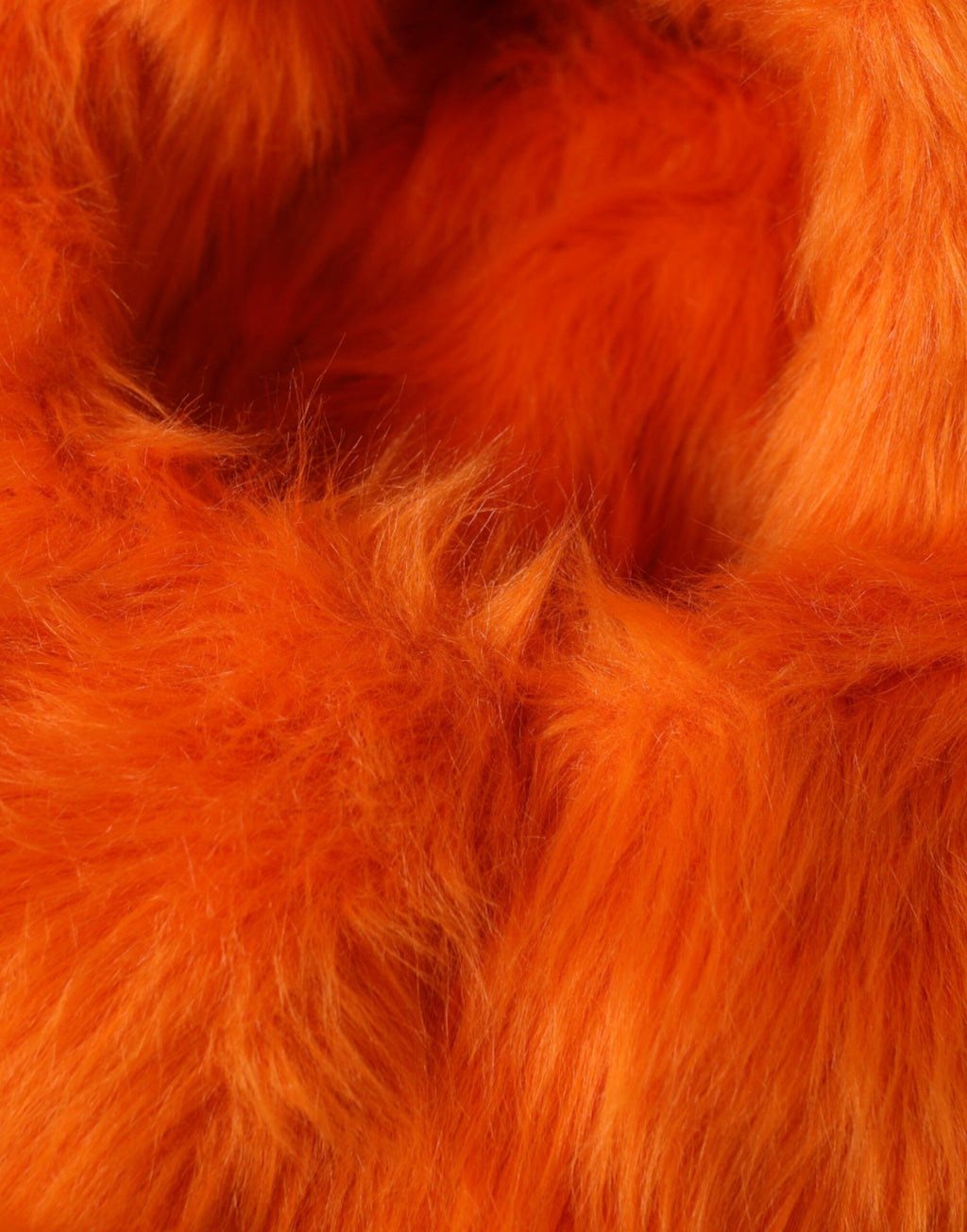 Dolce & Gabbana Orange Faux Fur Whole Head Wrap Hat - Maison Luxe