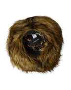 Dolce & Gabbana Brown Modacrylic Faux Fur Bucket Hat - Maison Luxe