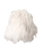 Dolce & Gabbana White Acrylic Fur Womens Bucket Hat - Maison Luxe