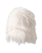 Dolce & Gabbana White Acrylic Fur Womens Bucket Hat - Maison Luxe