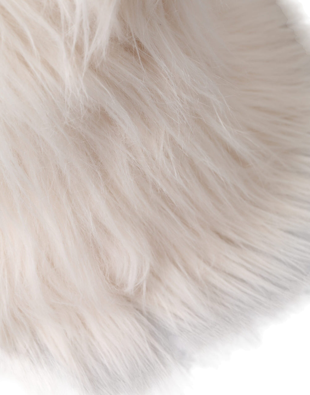 Dolce & Gabbana White Acrylic Fur Womens Bucket Hat - Maison Luxe