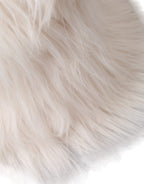 Dolce & Gabbana White Acrylic Fur Womens Bucket Hat - Maison Luxe