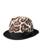 Dolce & Gabbana Multicolor Leopard Women Fedora Hat - Maison Luxe