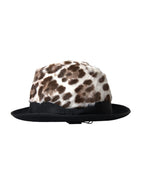 Dolce & Gabbana Multicolor Leopard Women Fedora Hat - Maison Luxe