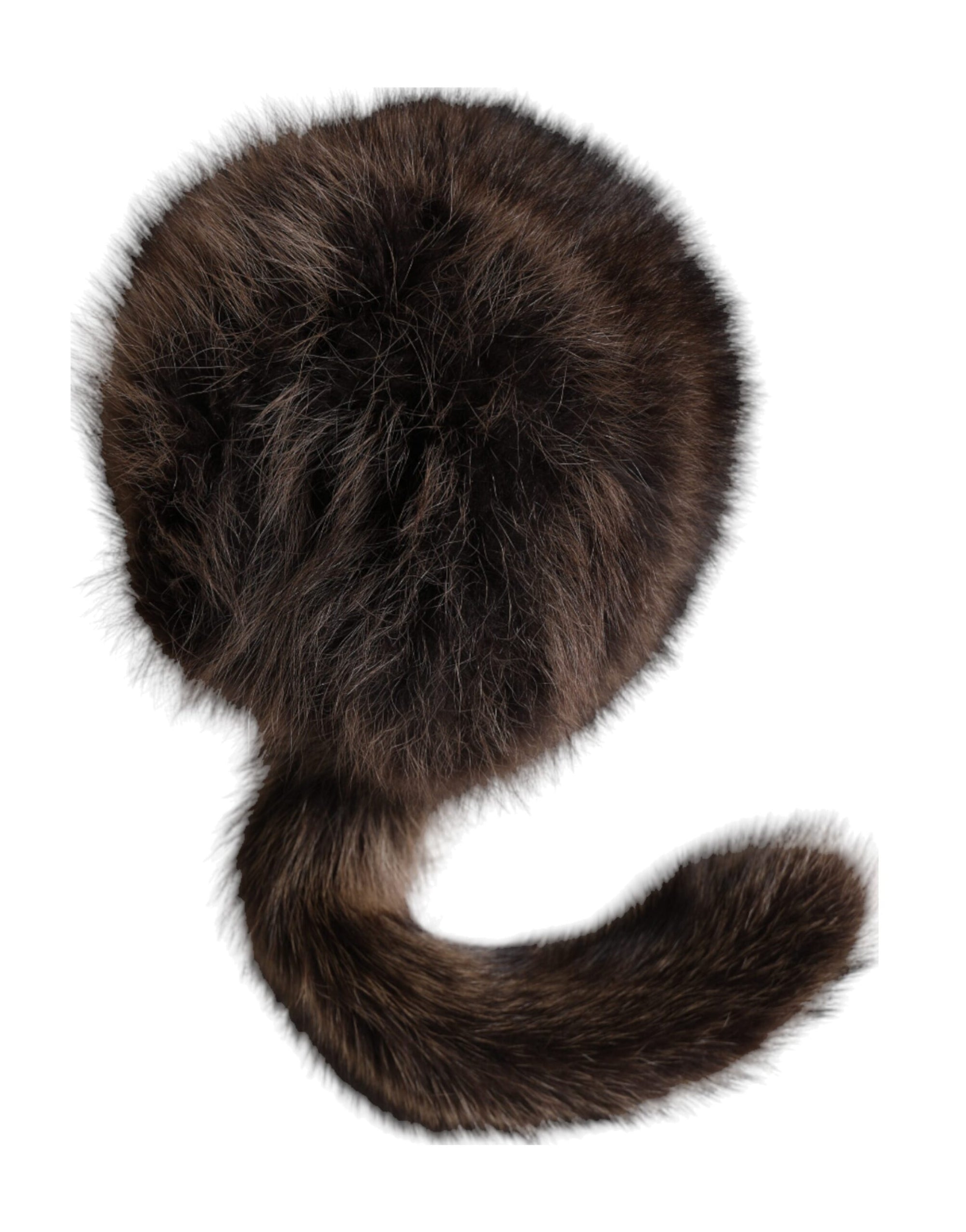 Dolce & Gabbana Women Brown Raccoon Fur Bucket Hat - Maison Luxe