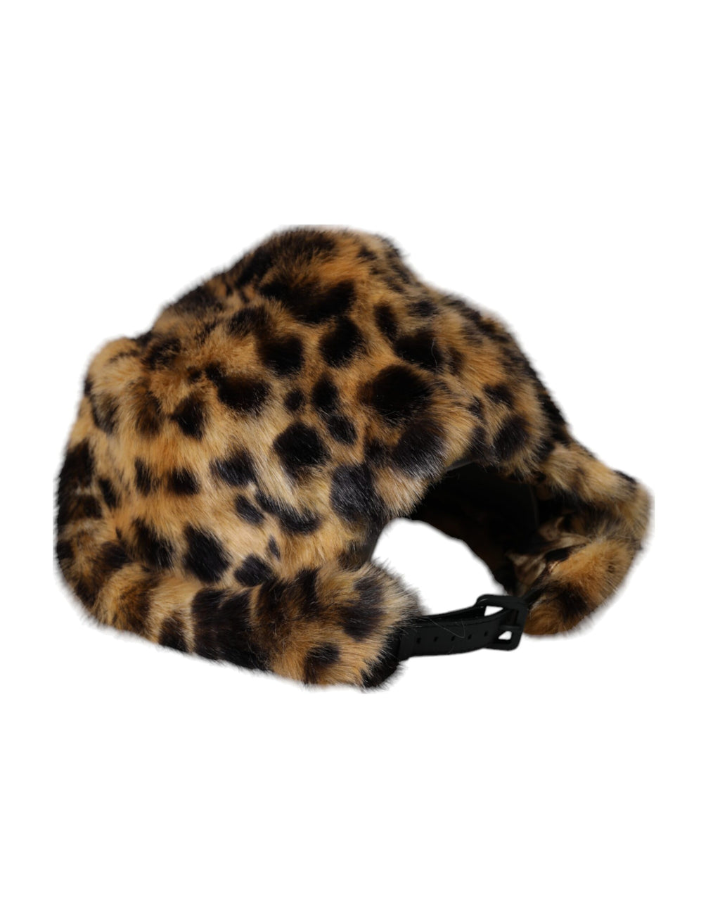 Dolce & Gabbana Brown Leopard Fur Women Bucket Hat - Maison Luxe