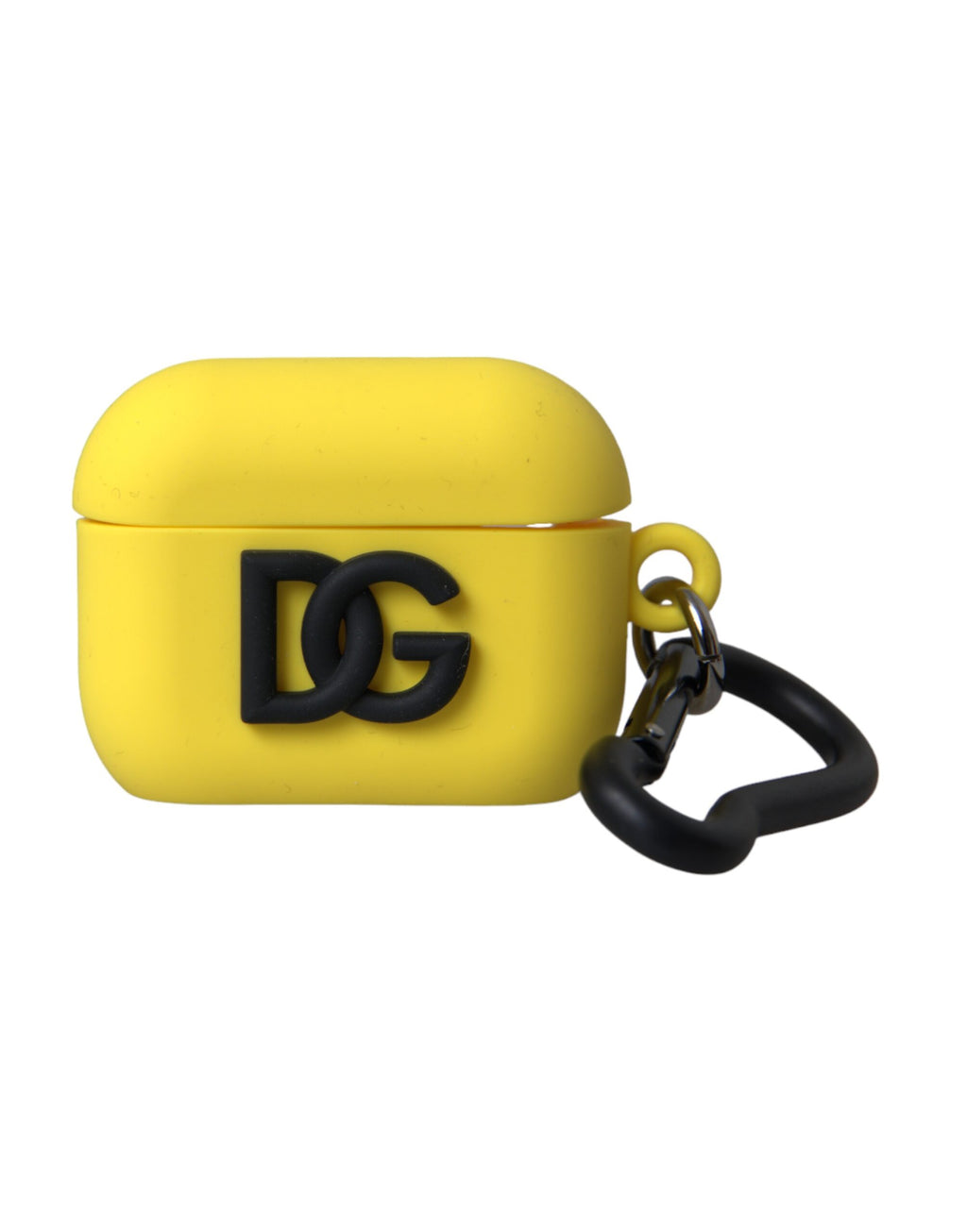 Dolce & Gabbana Yellow Silicone Logo Embossed Airpods Case - Maison Luxe