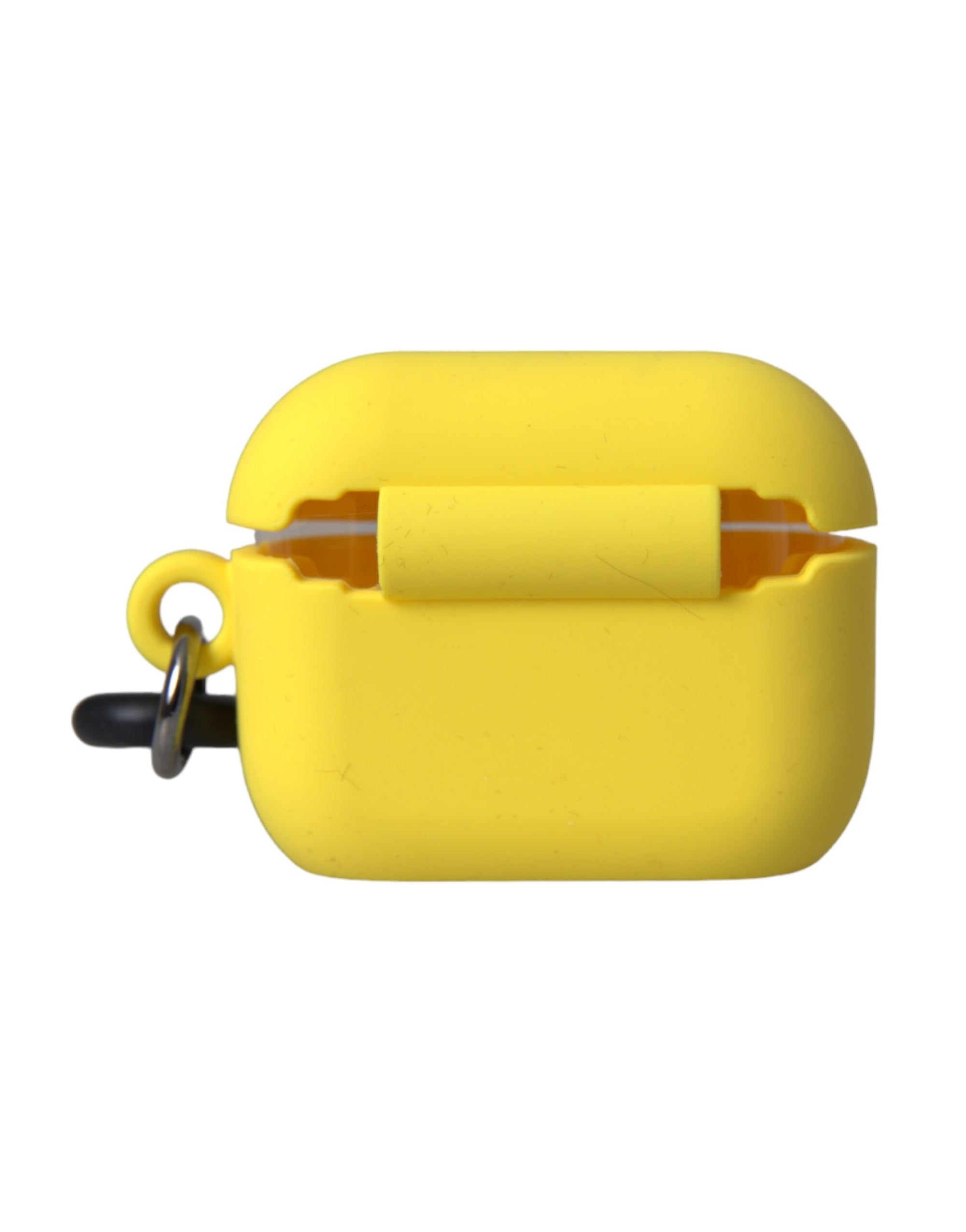 Dolce & Gabbana Yellow Silicone Logo Embossed Airpods Case - Maison Luxe