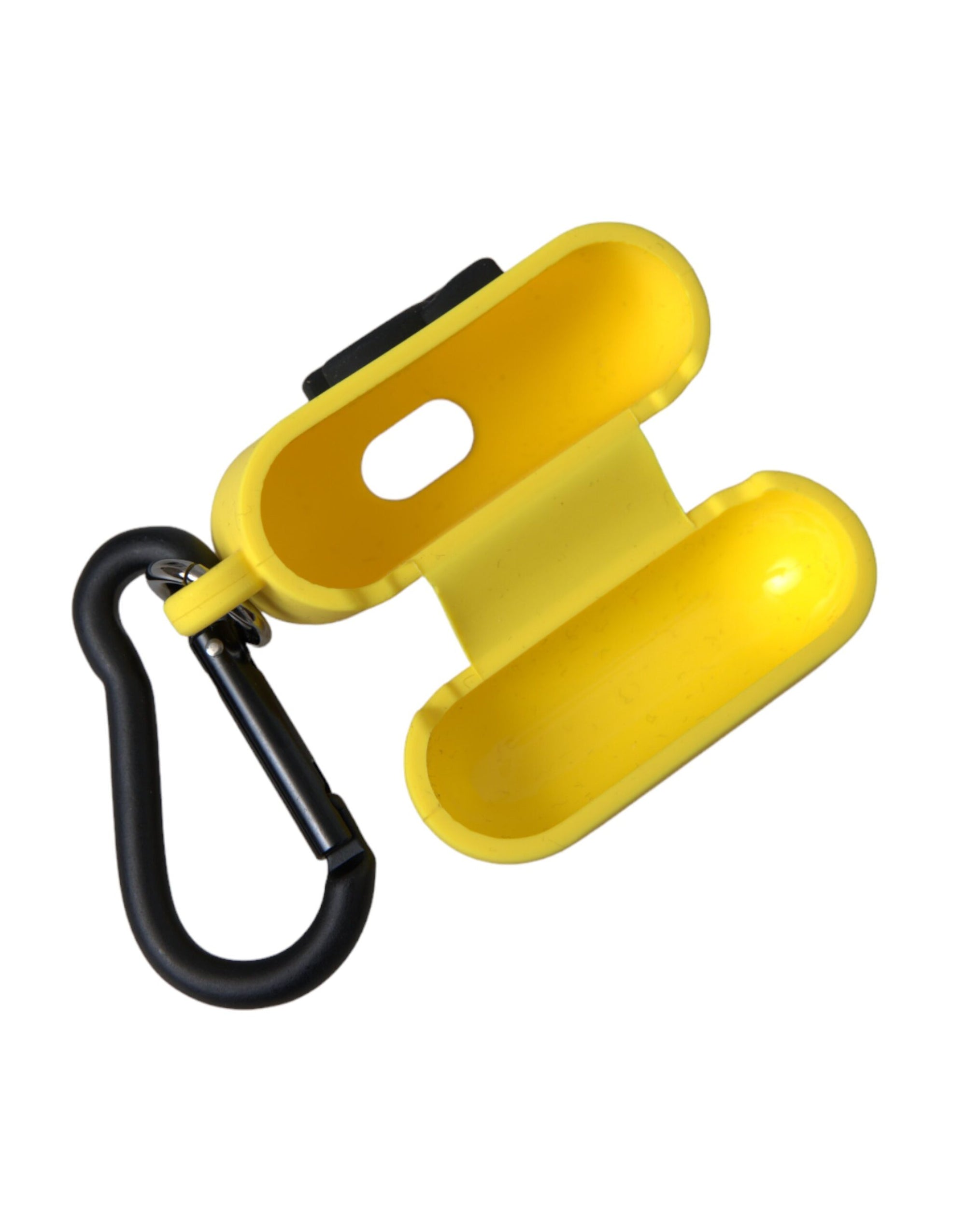Dolce & Gabbana Yellow Silicone Logo Embossed Airpods Case - Maison Luxe
