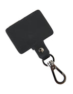 Dolce & Gabbana Black Plain Leather Silver Metal Airpods Case - Maison Luxe