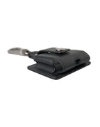 Dolce & Gabbana Black Plain Leather Silver Metal Airpods Case - Maison Luxe