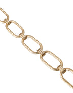 Dolce & Gabbana Gold Tone Brass Large Link Chain Jewelry Necklace