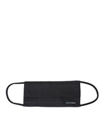 Dolce & Gabbana Black 100% Silk Adjustable Necktie Face Mask - Maison Luxe