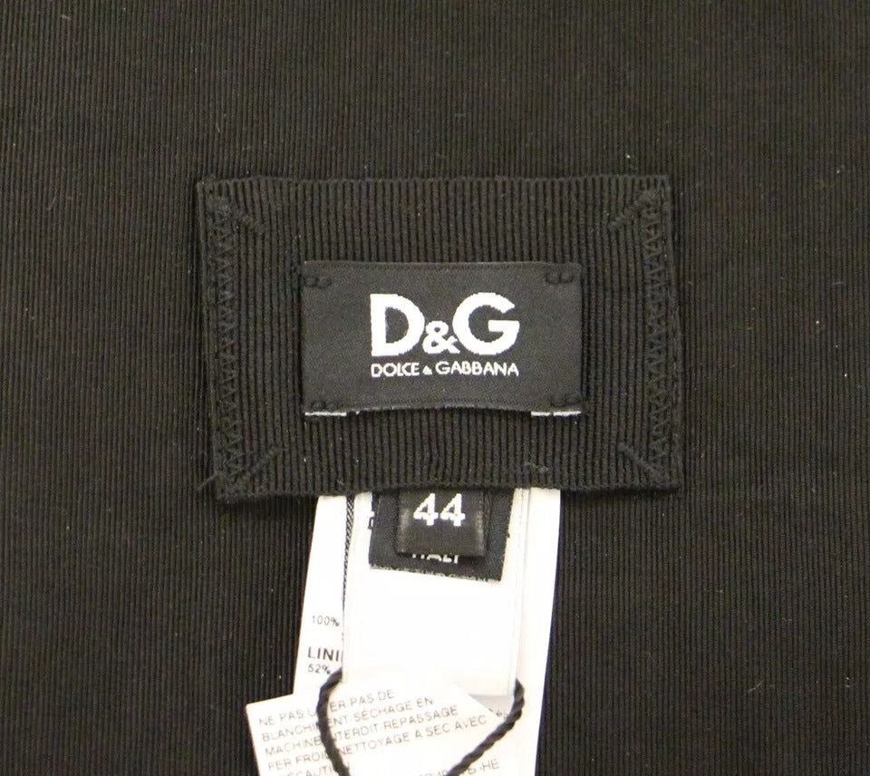 Dolce & Gabbana Black Silk Womens Waist Cummerbund - Maison Luxe