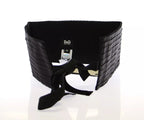 Dolce & Gabbana Black Silk Womens Waist Cummerbund - Maison Luxe