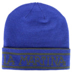 La Martina Blue Wool Men Cap - Maison Luxe