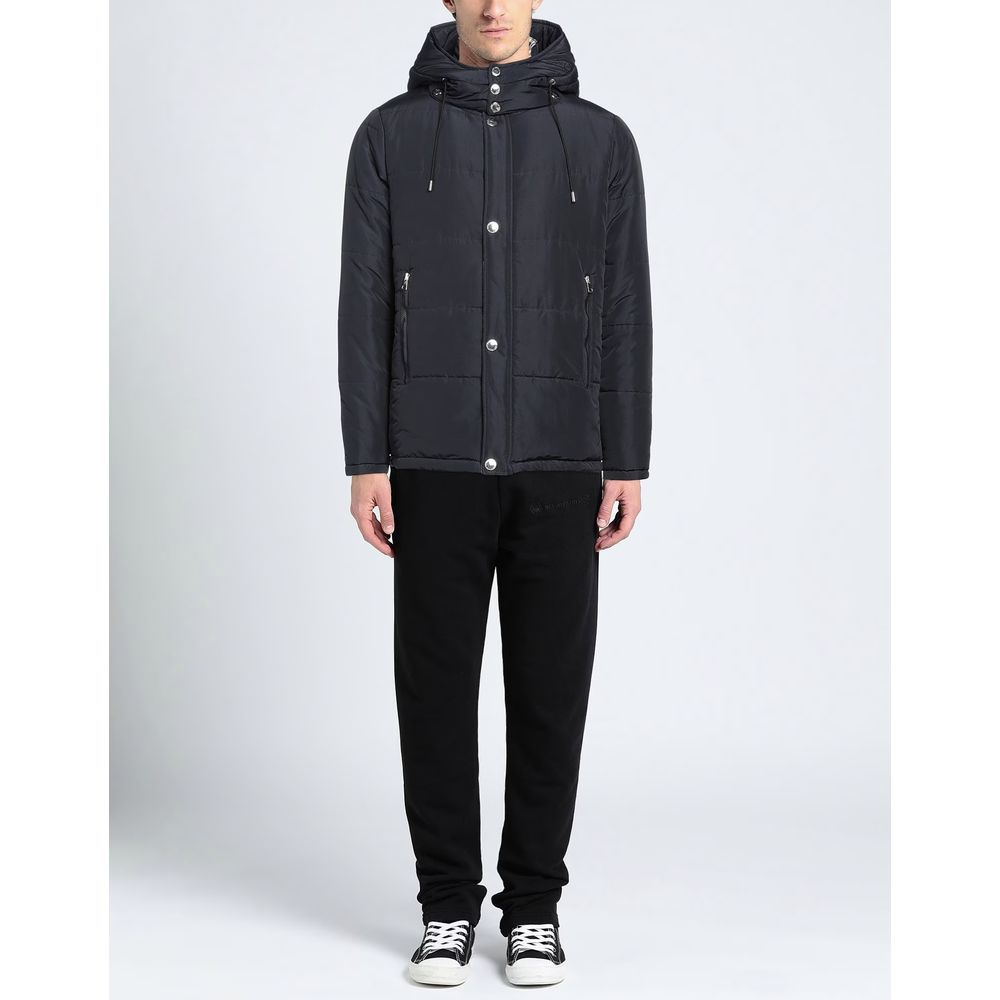 Aquascutum Blue Polyamide Men Jacket