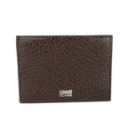 Cavalli Class Brown Calfskin Men Card Holder - Maison Luxe