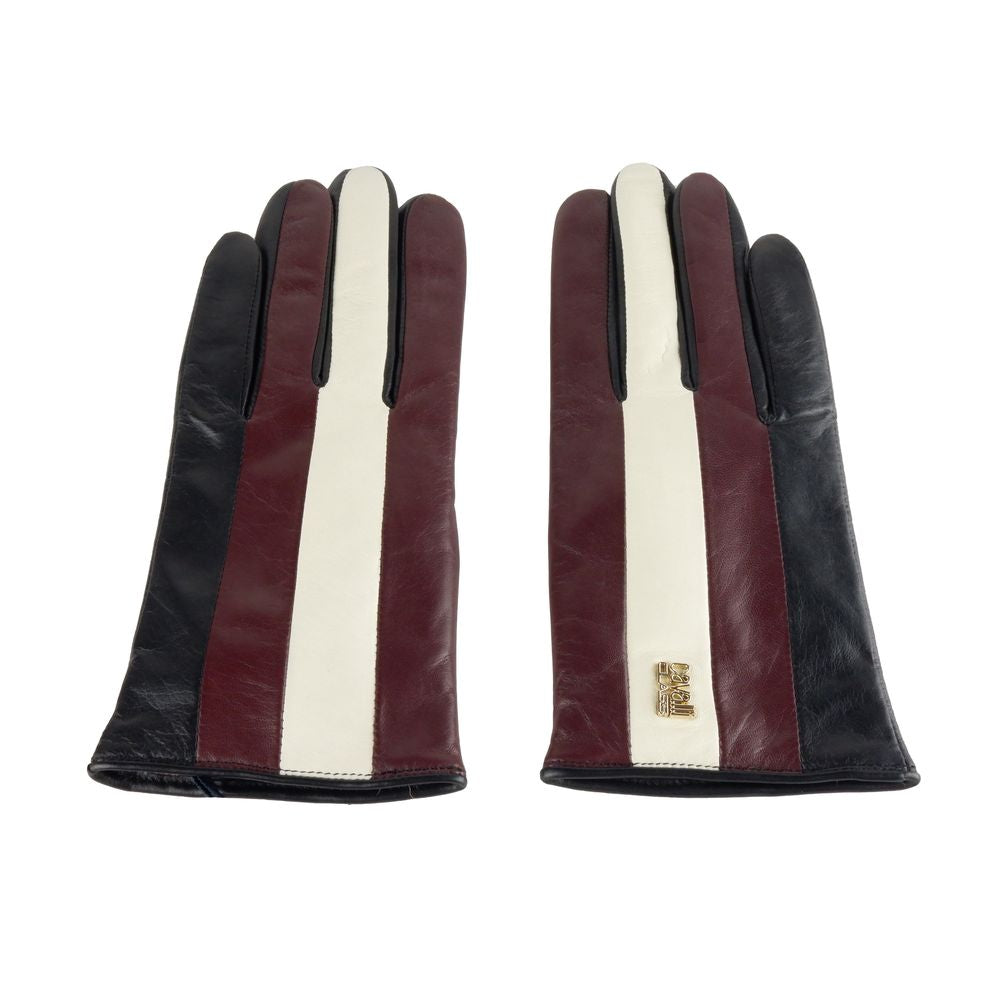 Cavalli Class Black Lambskin Women Glove - Maison Luxe