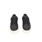 Cerruti 1881 Blue Cowhide Men Sneaker