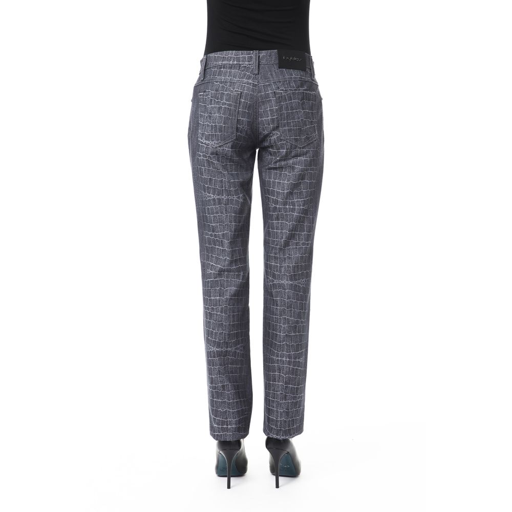 BYBLOS Black Viscose Women's Pants