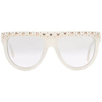 Marciano by Guess White Plastic Sunglasses