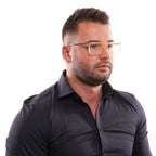 Police Yellow Metal & Plastic Glasses (Frames)