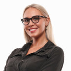 Lozza Green Plastic Glasses (Frames)