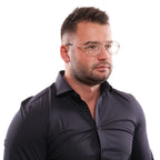 Bally Rose Gold Metal & Plastic Glasses (Frames)