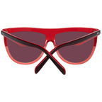 Emilio Pucci Burgundy Plastic Sunglasses